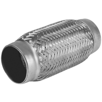 Proflow Exhaust Flex Pipe Flexi Bellow 1 5in. Stainless Steel Polished Each