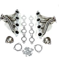 Proflow LS Exhaust Headers Tight-Fit 1-5/8'' Block Huggers Chevrolet Holden LS1 LS2 Centre Outlet Stainless Steel Set