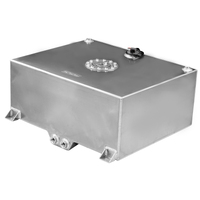 Proflow Fuel Cell Tank Sumped 15Gal (57L) Aluminium Natural 510 x 4600 x 260mm With Sender Two -10 AN Female Outlets