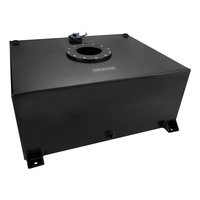 Proflow Fuel Cell EFI Baffled Tank 20 Gal (78L) Aluminium Black 620 x 510 x 260mm With Sender Unit