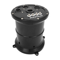 Proflow Surge Tank Kit Triple 39mm Fuel Pumps EFI 2.5L Billet Aluminium Black Anodised