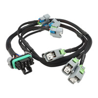 Proflow Fuel Injector Wiring Harness Suit GM LSX EV6 Injectors w/Braided PET Sleeve