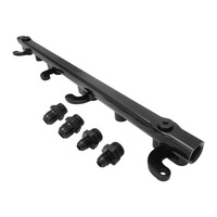 Proflow Fuel Rail Kit Ford Falcon FG XR6 Turbo Barra -08AN ORB Billet Aluminium Black Anodised