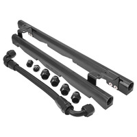 Proflow Fuel Rails Kit For Holden Commodore VN-VT 5.0L EFI -08AN ORB Billet Aluminium Black Anodised