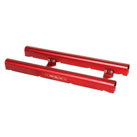 Proflow Fuel Rails Kit Billet Aluminium Red Anodised For Holden For Chevrolet VE LS7