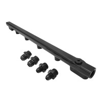 Proflow Fuel Rail Kit For Nissan RB25DET -08AN ORB Billet Aluminium Black Anodised