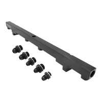 Proflow Fuel Rails Kit Billet Aluminium Black Anodised For Nissan RB26