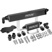 Proflow Fuel Rails Kit Billet Aluminium Black Anodised For Mazda Rotary Series 6