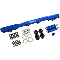 Proflow Fuel Rails Kit Billet Aluminium Anodised Blue For Toyota 2JZ Turbo