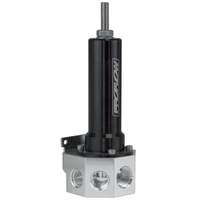 Proflow Fuel Pressure Regulator 4-Port Ultra High Flow 40-100 PSI Universal Black Anodised Each