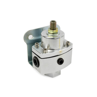 Proflow Fuel Pressure Regulator Carby Economy Billet Clear Anodize-3/8in. NPT 2 Port Adjustable 5-12 PSI