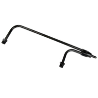 Proflow Fuel Line Aluminium Anodised Black 3/8 in. NPT or Barb Inlet 1/8 NPT Gauge Port Holley 4150