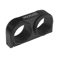 Proflow Dual Fuel Pump Bracket Billet Aluminium Bosch/ 044 Style Pumps Black Anodised