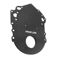 Proflow Timing Cover 1-Piece Billet Aluminium Anodised Black For Ford 302 351C Each
