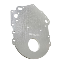Proflow Timing Cover 1-Piece Billet Aluminium Anodised Silver For Ford 302 351C Each