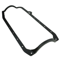 Proflow Oil Pan Gasket 1-Piece Rubber SB Chev Late 80 to 86 2 Piece Rear Main Seal