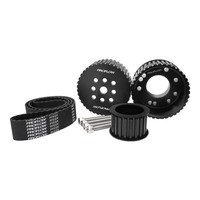 Proflow Gilmer Belt Drive Kit For SB Ford 289/302/351 Windsor Billet Aluminium Black Anodised
