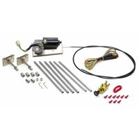 Proflow Universal Hot Rod Windscreen Wiper Set Remote 2 speed Cable Driven Self Park Kit