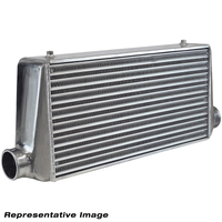 Proflow Intercooler Race Series Aluminium Universal Delta Fin 600 x 300 x 125mm 3in. Outlets Natural