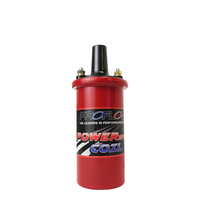 Proflow Ignition Coil Striker 2 Canister Round Oil Filled Red 45,000V 140mA Each