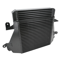 Proflow Intercooler For Ford Falcon Barra FG XR6 Turbo & F6 Typhoon Stepped Core 81-55mm Black Powdercoat