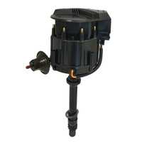 Proflow Distributor Billet Black Ready-to-Run Black Vacuum Advance SB & BB For Chevrolet with Coil 50 000 V