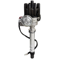 Proflow Distributor HEI Street Series Vacuum Advance Bosch Style Black Cap SB & BB For Chevrolet V8