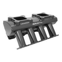 Proflow SuperMax Intake Manifold Tunnel Ram For Holden Commodore LS7 Carburetted 4150 Fabricated Black