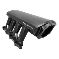 Proflow SuperMax EFI Intake Manifold With Fuel Rails Fabricated Black 102mm Throttle Body For Ford Mustang 5.0L Coyote Each