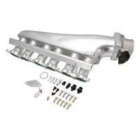 Proflow Intake Manifold Kit Fabricated Aluminium Polished For Toyota 1JZ-GTE Inlet Plenum 90mm Throttle Body Fuel Rail