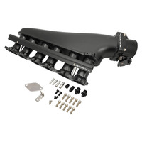 Proflow Intake Manifold Kit Fabricated Aluminium For Toyota 2JZGTE Turbo Black Inlet Plenum 90mm Throttle Body Fuel Rail Kit