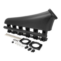 Proflow Intake Manifold Kit V2 For Ford Falcon XR6 BA/BF/FG Barra Fabricated Aluminium Black 80mm Bore