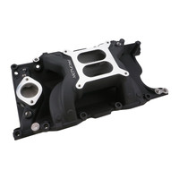 Proflow Intake Manifold AirMax Aluminium Black Square Bore SB For Chrysler