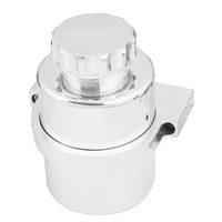 Proflow Master Cylinder Reservoir Remote or Direct Mount 130mm Height 80mm Dia Billet Aluminium Polished