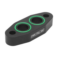Proflow Oil Spacer Adapter For Holden Commodore LS VT-VZ Billet Aluminium Black