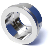 Proflow Billet Pulley V-Belt Crankshaft BB For Chrysler 1-Groove Anodised Aluminium
