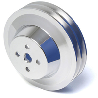 Proflow Billet Pulley V-Belt Water Pump SB For Ford 289 2-Groove Anodised Aluminium