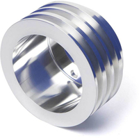 Proflow Pulley Crank BB Chev LWP 3 Groove Aluminium