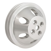 Proflow Pulley V-Belt Water Pump SB Chev Short Water Pump 2-Groove Polished Aluminium