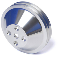 Proflow Pulley V-Belt Water Pump SB Chev Long Water Pump 2-Groove Aluminium