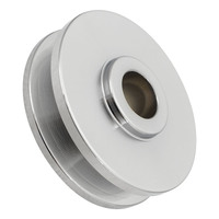 Proflow Alternator Pulley Single V Groove 67mm od x 17mm Chrome Each