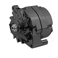 Proflow Alternator Power Spark 140 Amp 1-Wire Internal Regulator Black Powder coat V-Belt For Ford Falcon Each