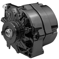 Alternator Power Spark 140 Amp 1-Wire Internal Regulator Black Powder coat V-Belt Chev Holden Commodore Torana Each