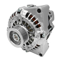 Proflow Alternator Power Spark 140 Amp For Holden Commodore LS VT VX VY Internal Regulator Polished Serpentine Pulley Each