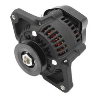 Proflow Alternator Power Spark Ultra Mini 70 Amp Internal Regulator Universal Black 1 wire Nippondenso Style Each