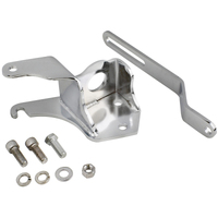 Proflow Power Steering Pump Bracket Mounting SB Chev Short Water Pump kit Chrome