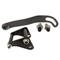Proflow Power Steering Pump Bracket Mounting BB Chev Short Water Pump kit Black