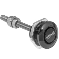 Proflow Quick Release Pro Latch 22mm Micro Fastener Billet Aluminium Black Kit