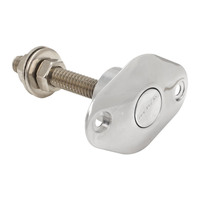 Proflow Quick Release Pro Latch Large 45 x 30mm Fastener Dzus Billet Aluminium Polished Kit