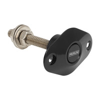 Proflow Quick Release Pro Latch Large 45 x 30mm Fastener Dzus Billet Aluminium Black Kit